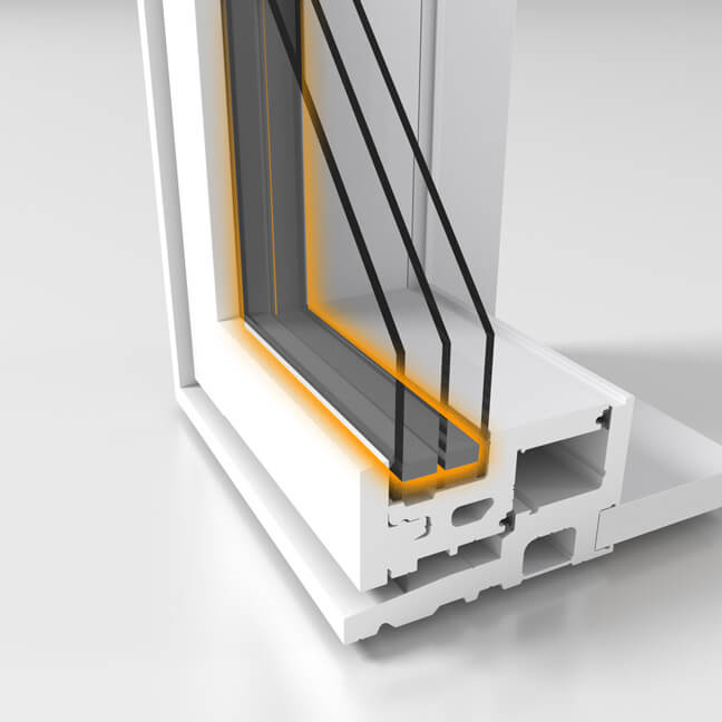 Nordik awning windows feature Ener-Edge&reg; warm-edge spacer.