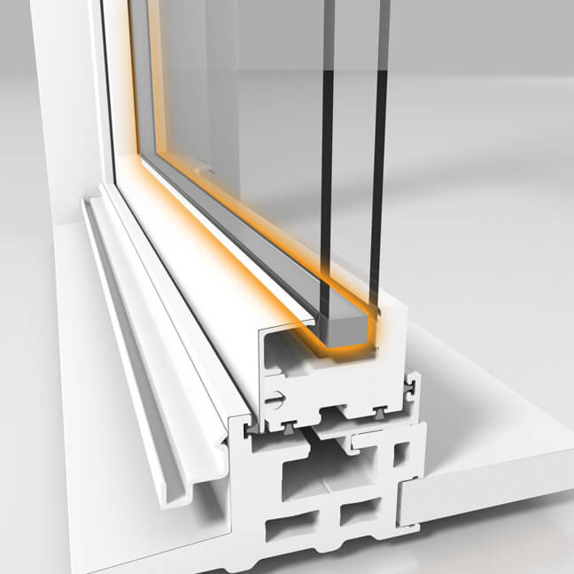 Nordik double slider windows feature Ener-Edge&reg; warm-edge spacer.