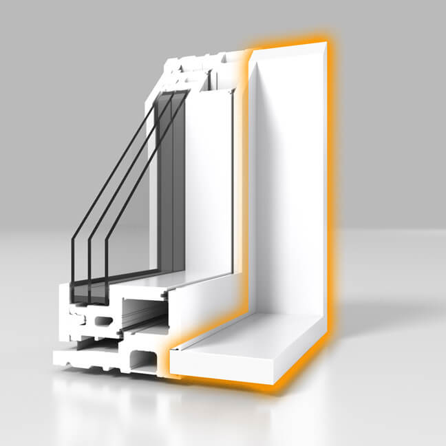 Nordik awning windows feature an mPVC Jamb and Sill Extension.
