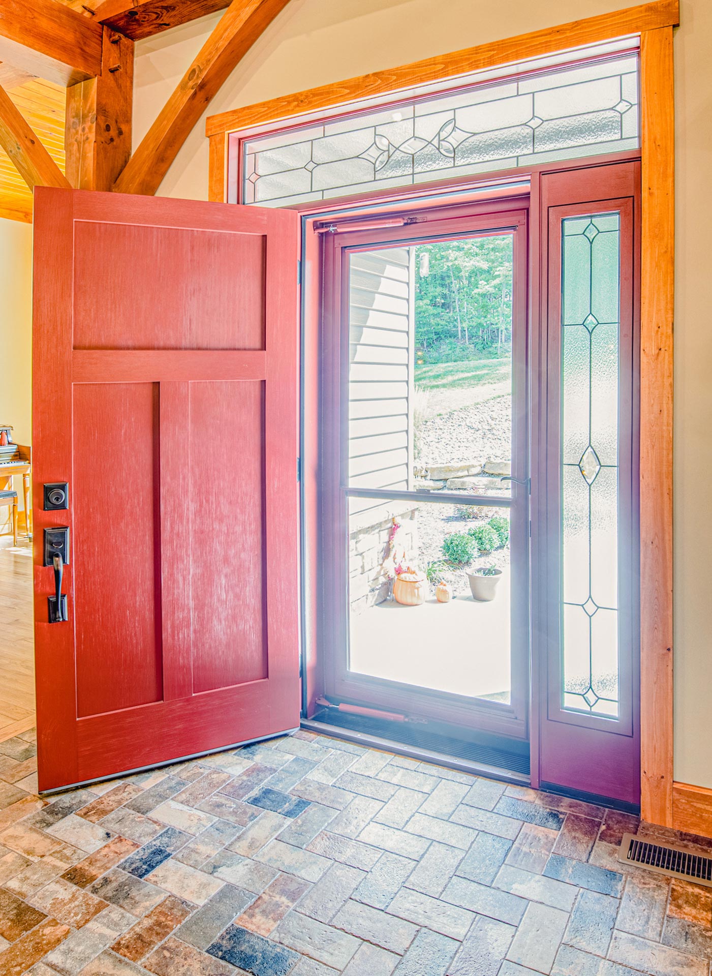 Signet® Fir 003C In Vallis Red With Esmond Decorative Glass