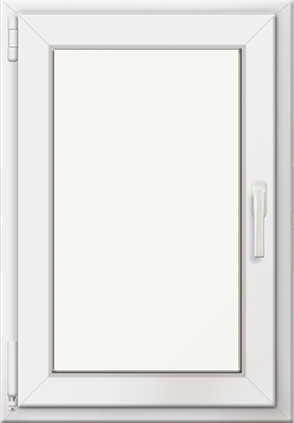A standard PVC window when they went in circulation