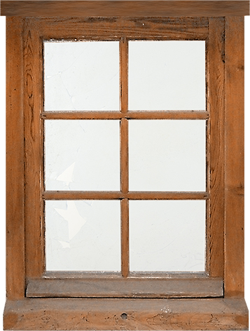 A wooden window circa 100AD