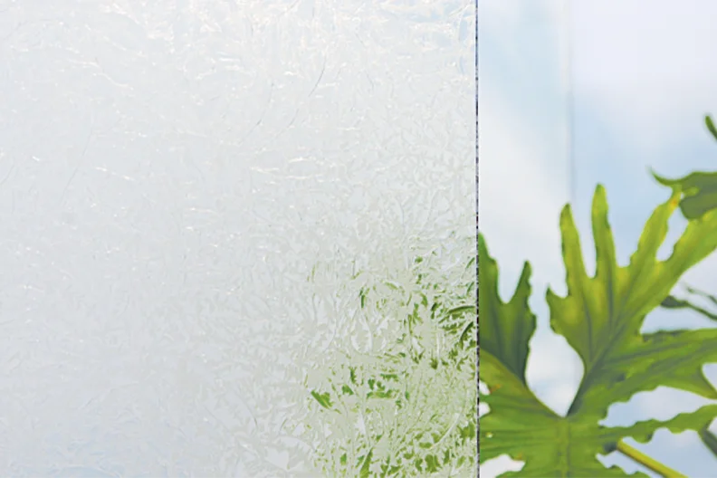 An example of specialty Glue-chip glass.